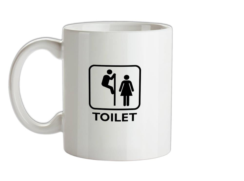 Toilet Cubicle Ceramic Mug