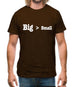 Big Small Mens T-Shirt