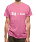 Big Small Mens T-Shirt