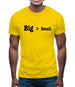 Big Small Mens T-Shirt