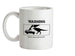 Warning Idiots Are Everywhere Ceramic Mug