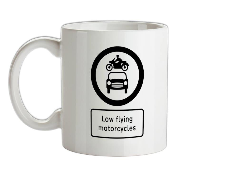 Low Flying Motorcycles Ceramic Mug