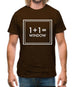 One Plus One Equals Window Mens T-Shirt