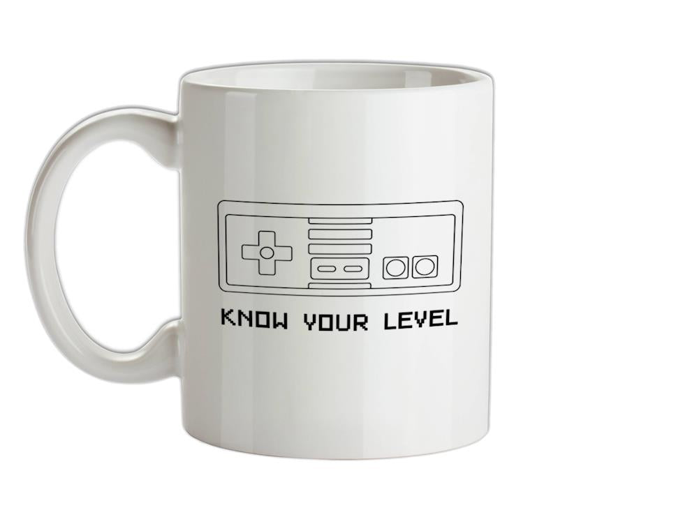 Know Your Level Ceramic Mug