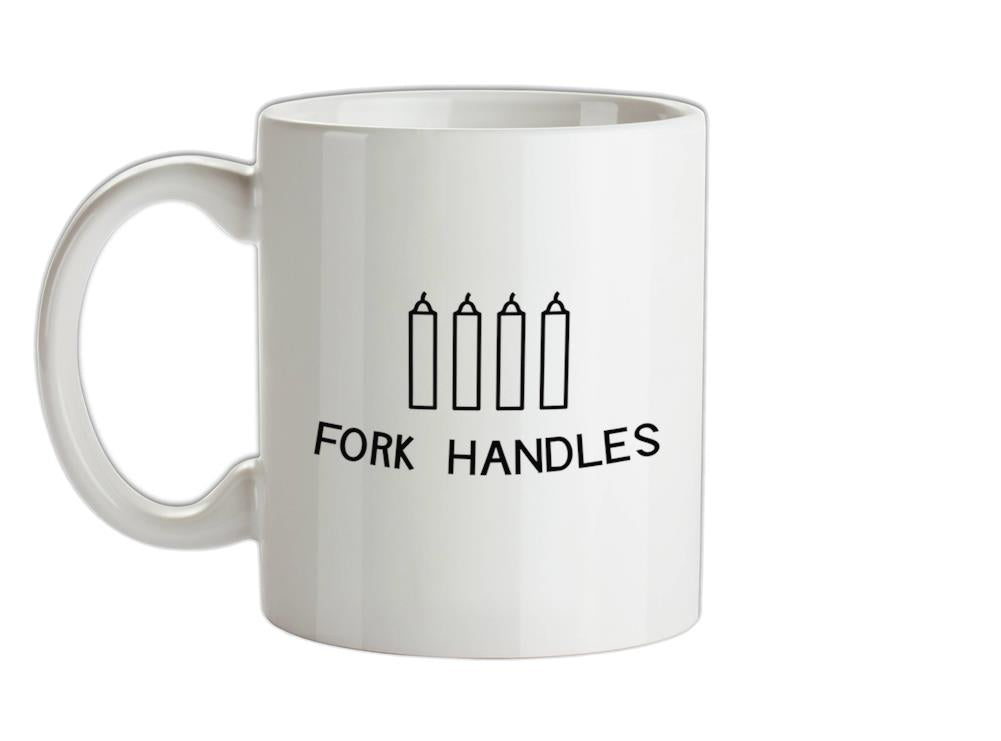 Fork Handles Ceramic Mug