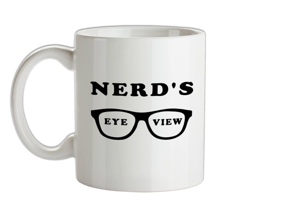 Nerd's Eye View Ceramic Mug