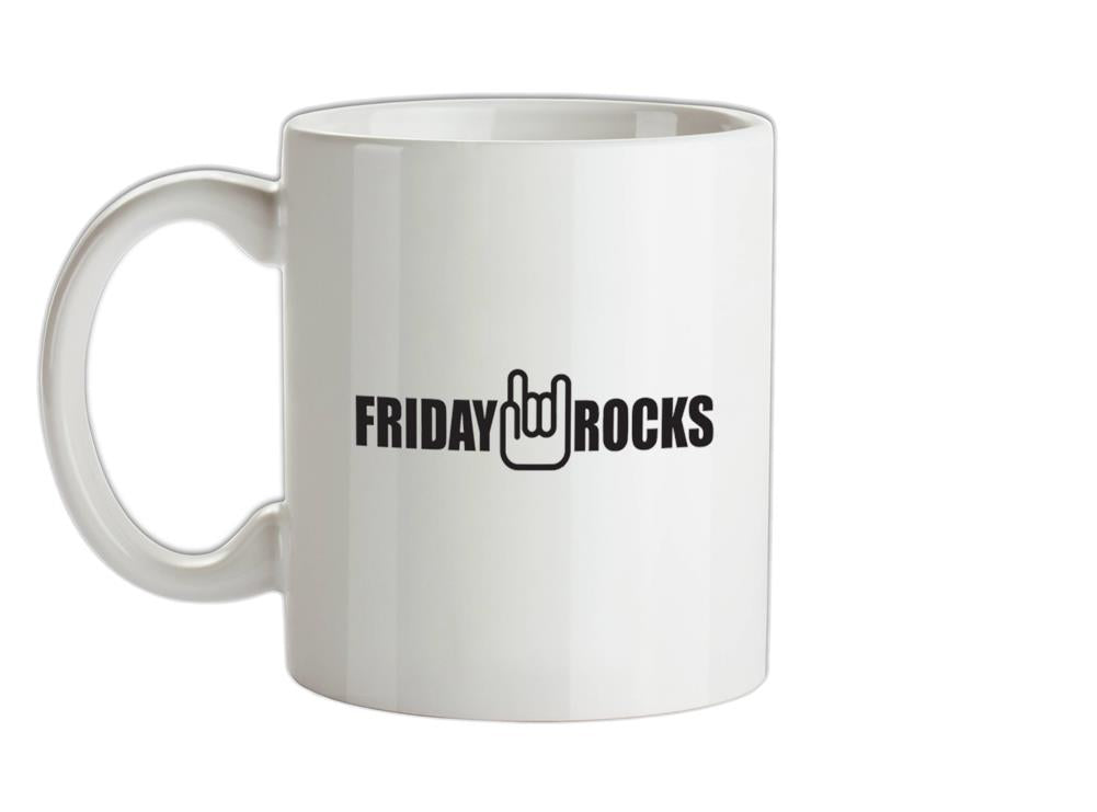 Friday Rocks Ceramic Mug