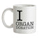 I Heart Organ Donation Ceramic Mug