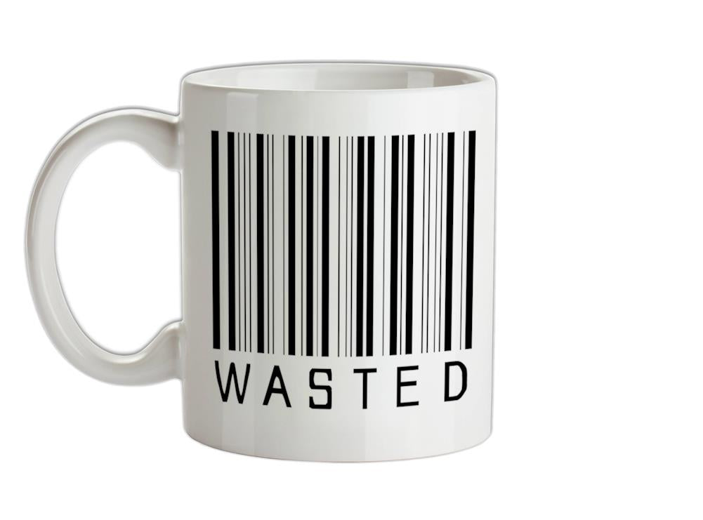 Wasted Barcode Ceramic Mug