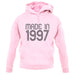 Made In 1997 unisex hoodie